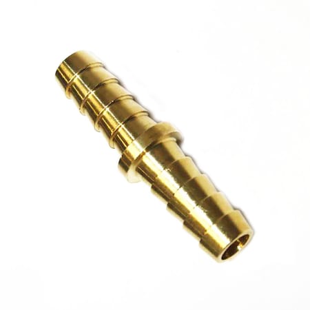 Interstate Pneumatics 3/8 Inch Brass Hose Barb Splicer, PK 6 FBS66-D6